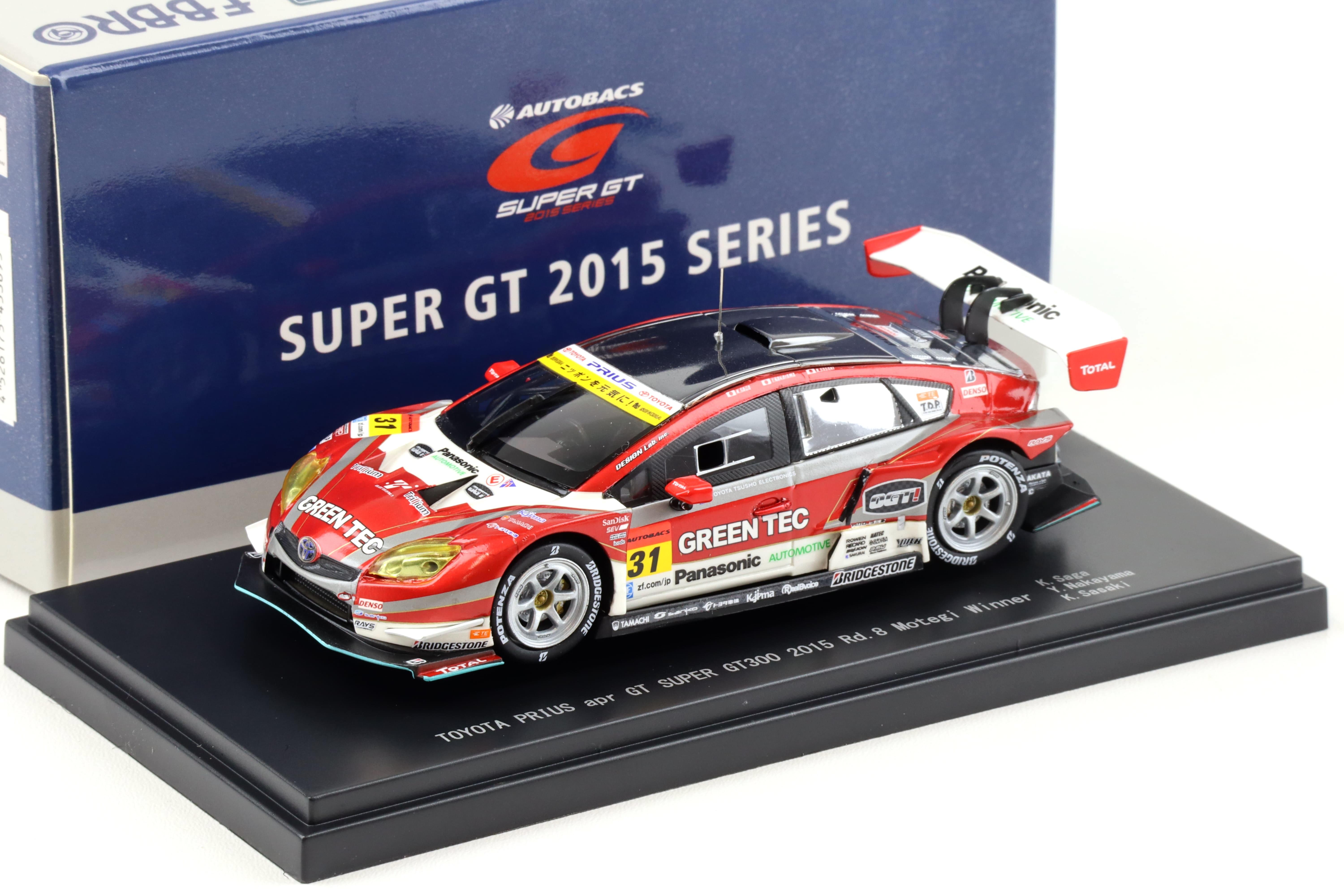 1:43 Ebbro Toyota Prius Apr GT Super GT300 Rd.8 Motegi