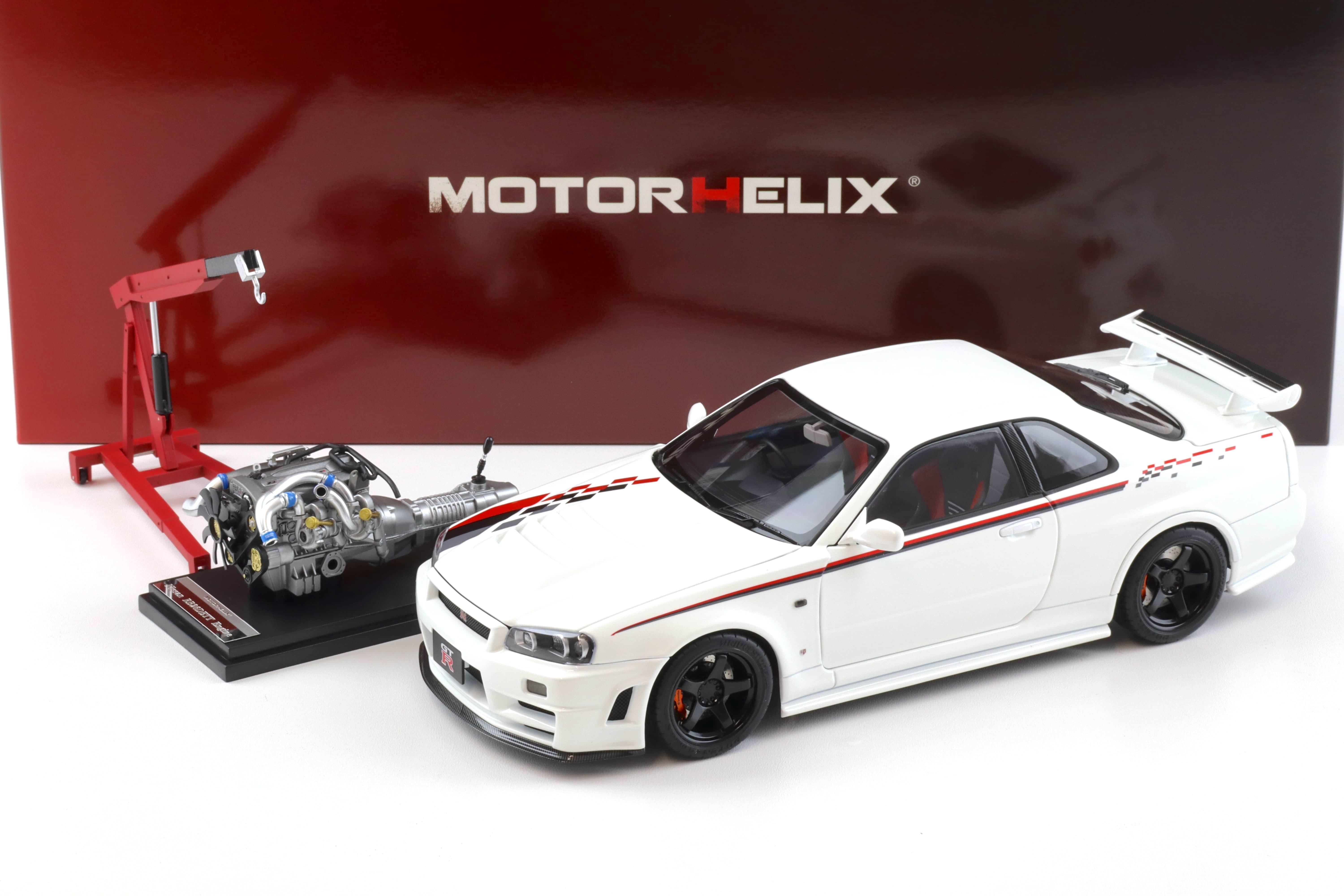 1:18 Motorhelix Nissan Skyline GT-R R34 Nismo Customized