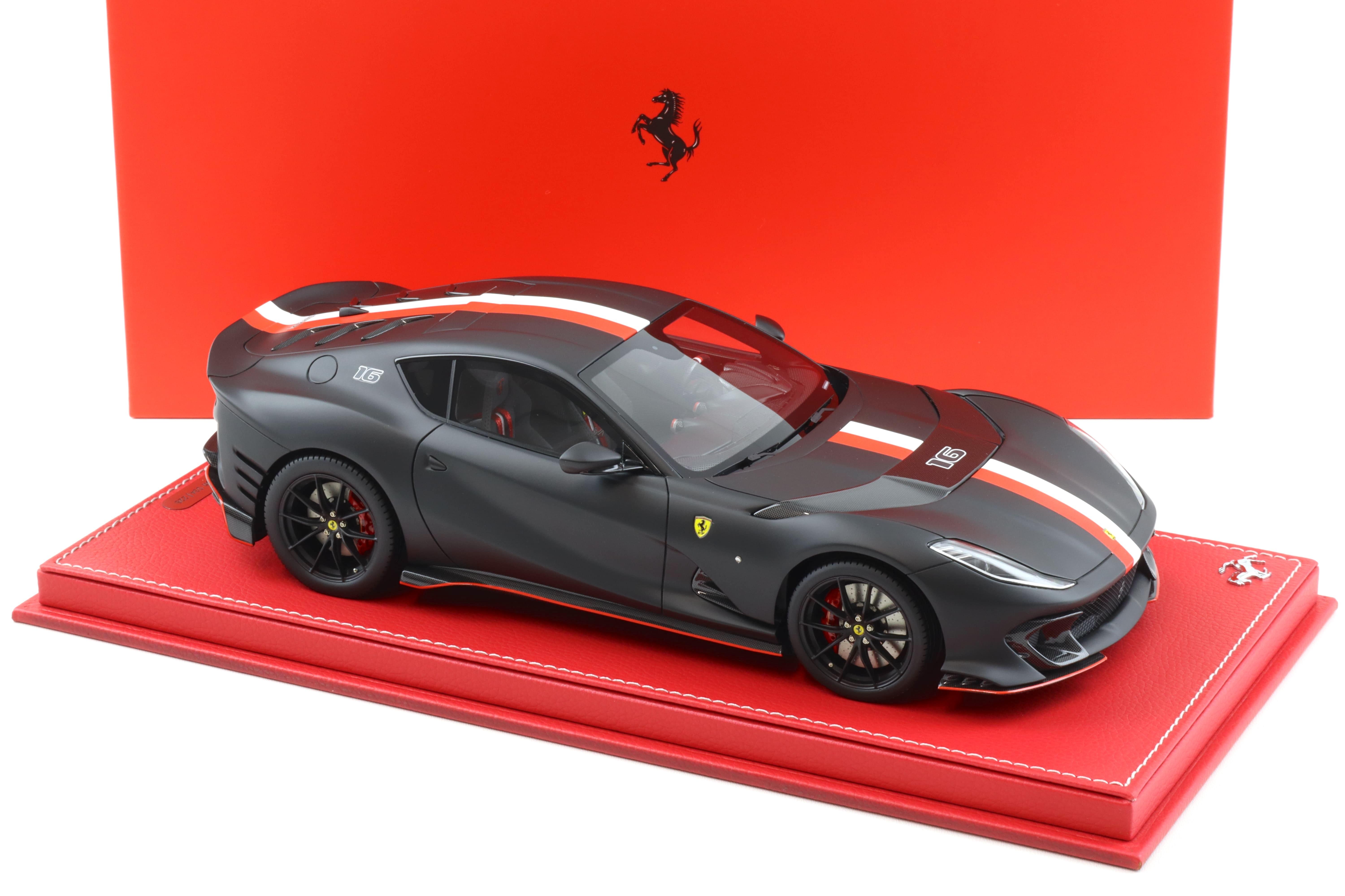 1:18 BBR Ferrari 812 Competizione Nero Opaco black C