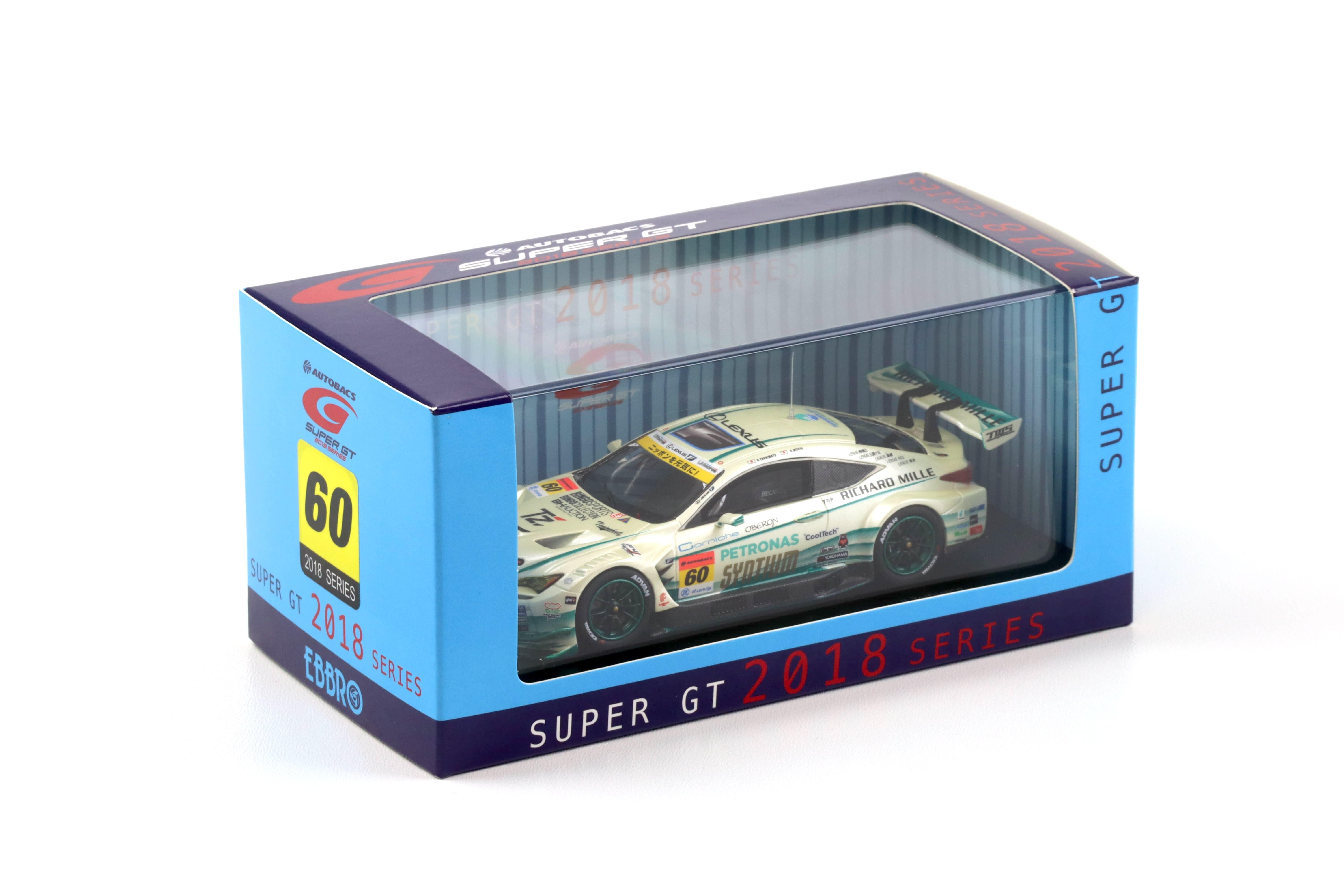 1:43 Ebbro Lexus RC F GT3 Super GT300 #60 SYNTIUM LMCORSA RC