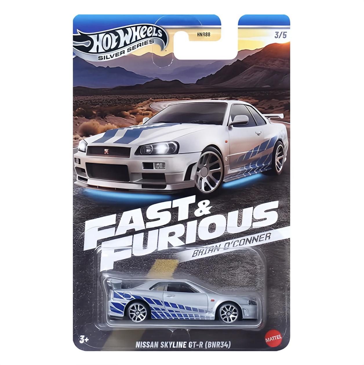 1:64 Hot Wheels 2025 Fast & Furious Brian o´Conner Nissan