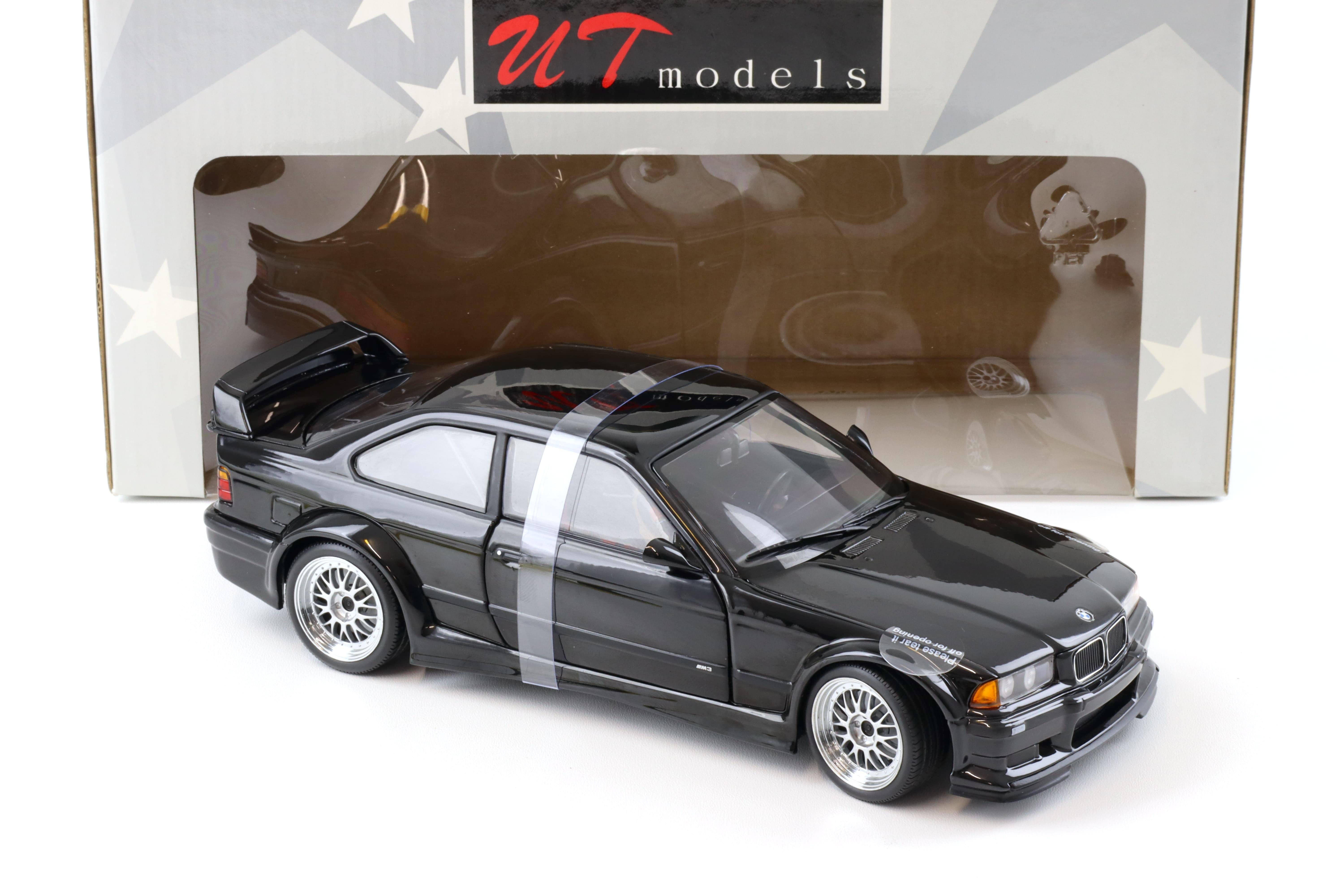 1:18 UT Models BMW M3 GTR E36 Coupe Street Version black | eBay
