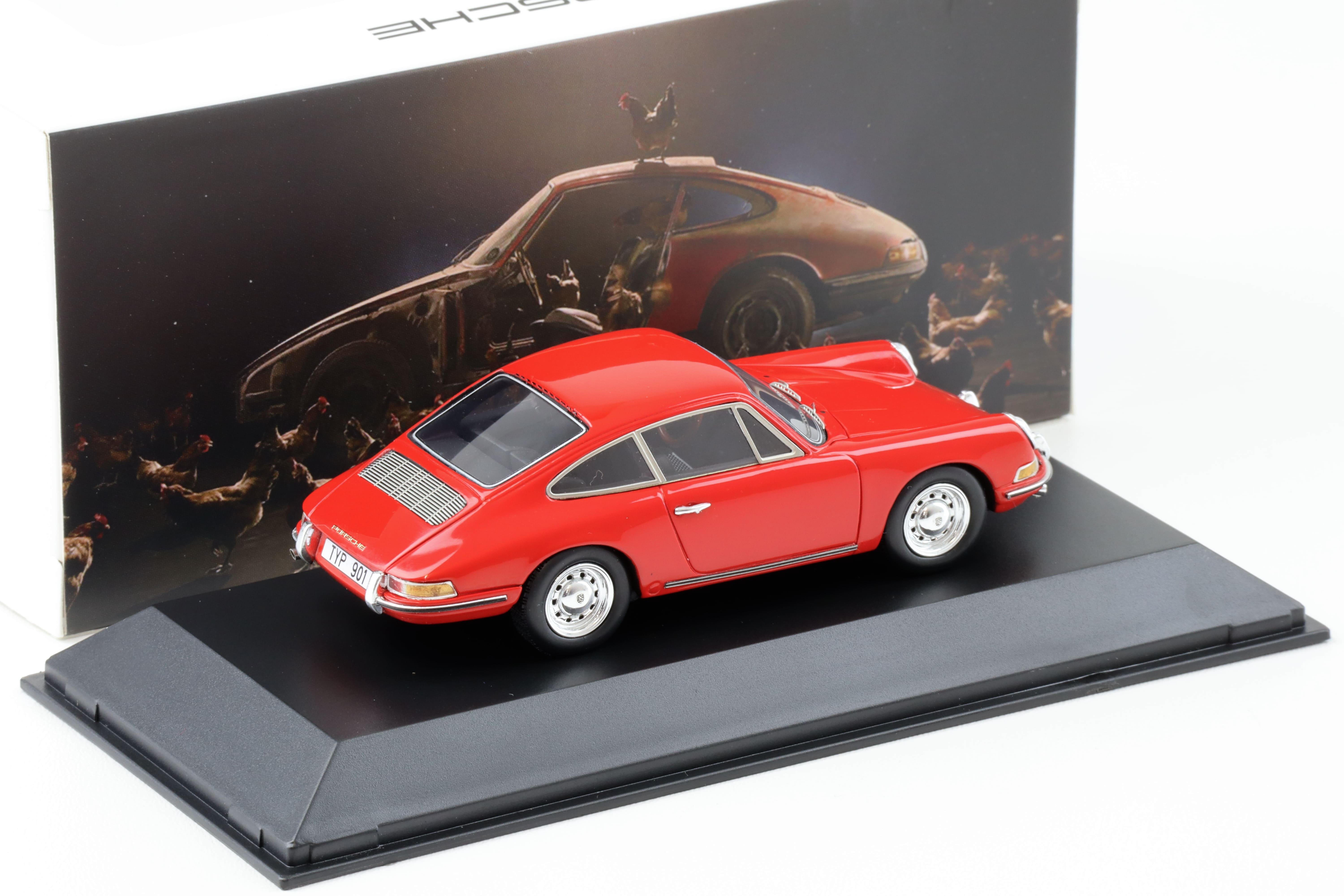 Modellino Spark Porsche 911 964 Turbo Coupè Giallo, Scala 1:43, Museo Porsche - Nuovo