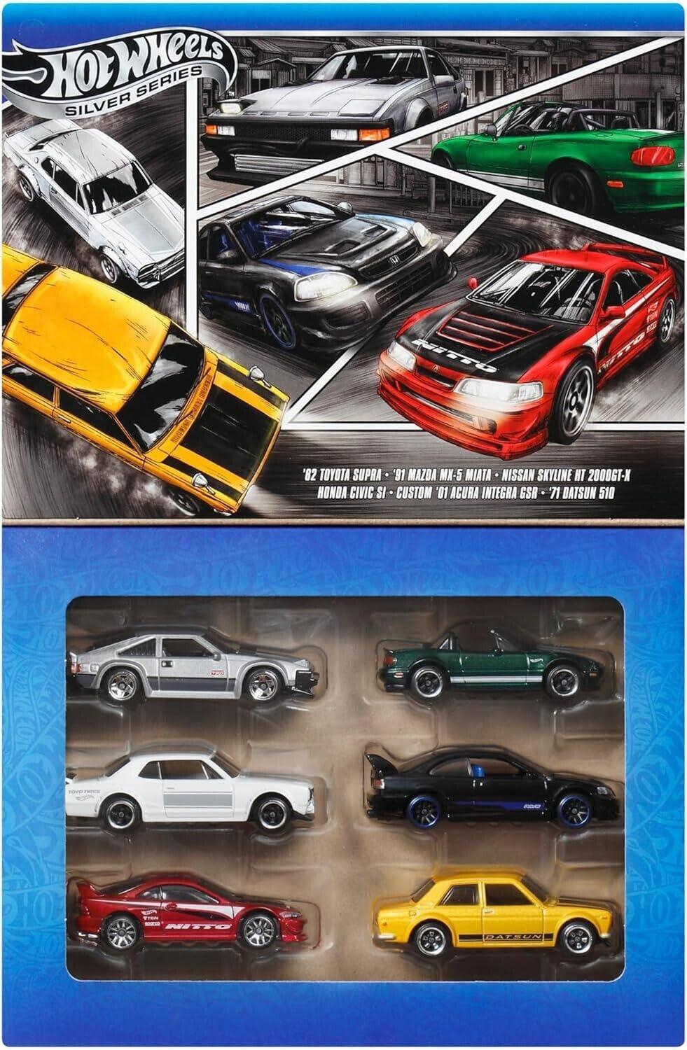 1:64 Hot Wheels 2025 Streets of Japan Deluxe box 6-pack