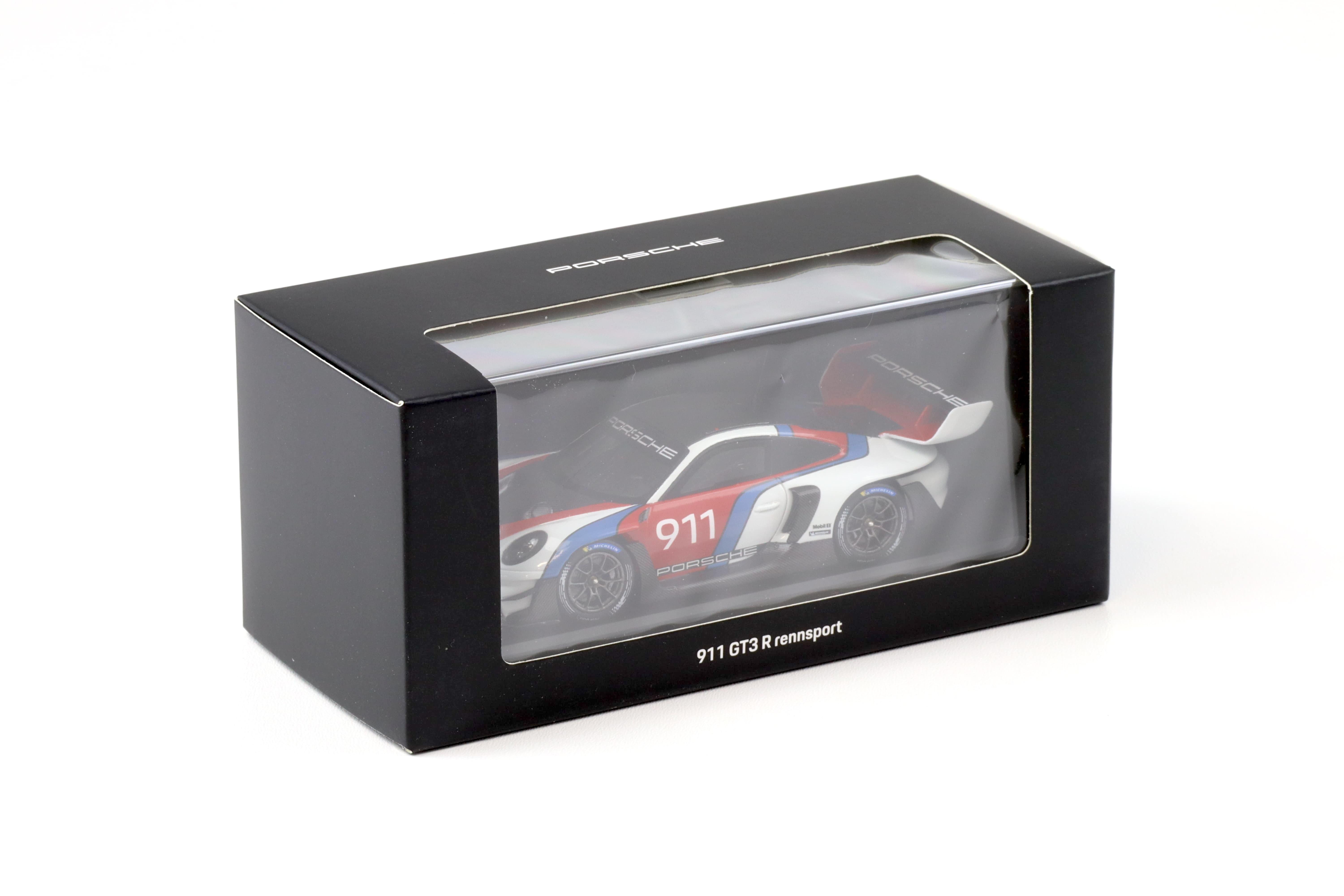 1:43 Spark Porsche 911 992 GT3 R Rennsport #911 white/red