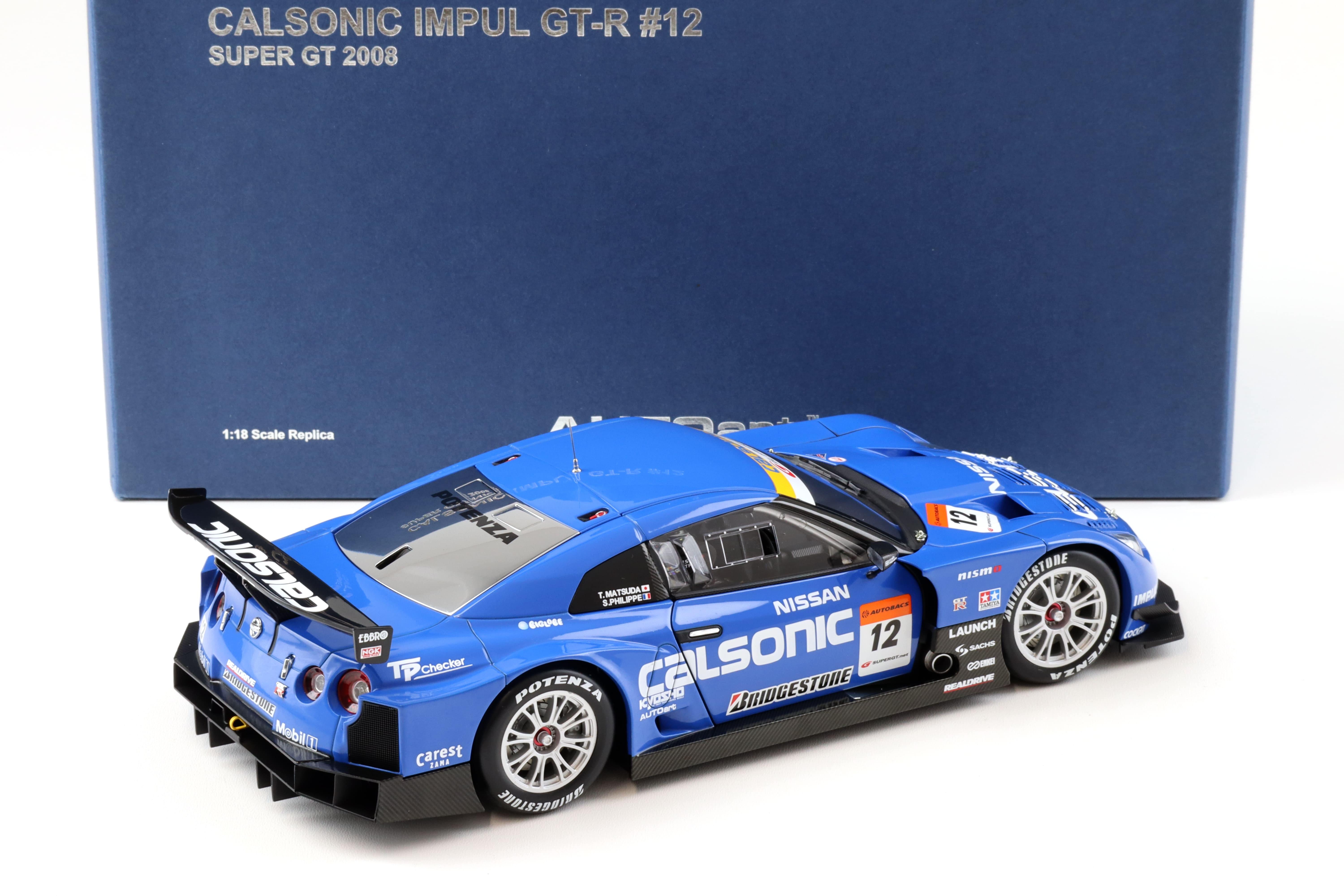 1:18 AUTOart Nissan GT-R Calsonic Impul GT-R #12 Super GT 2008