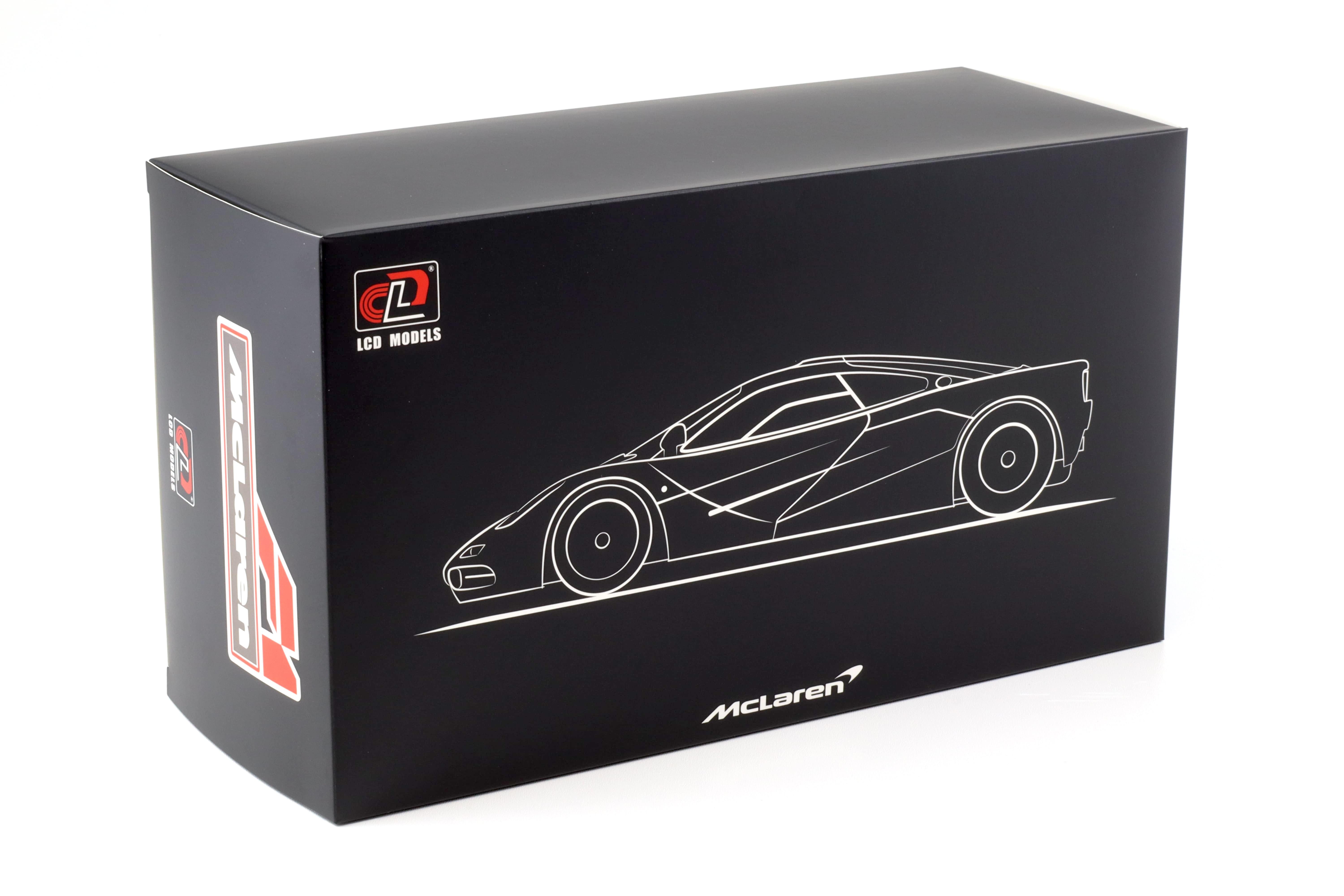 LCD Models 1:18 McLaren F1 Road Car 1995 Silver Metallic Diecast