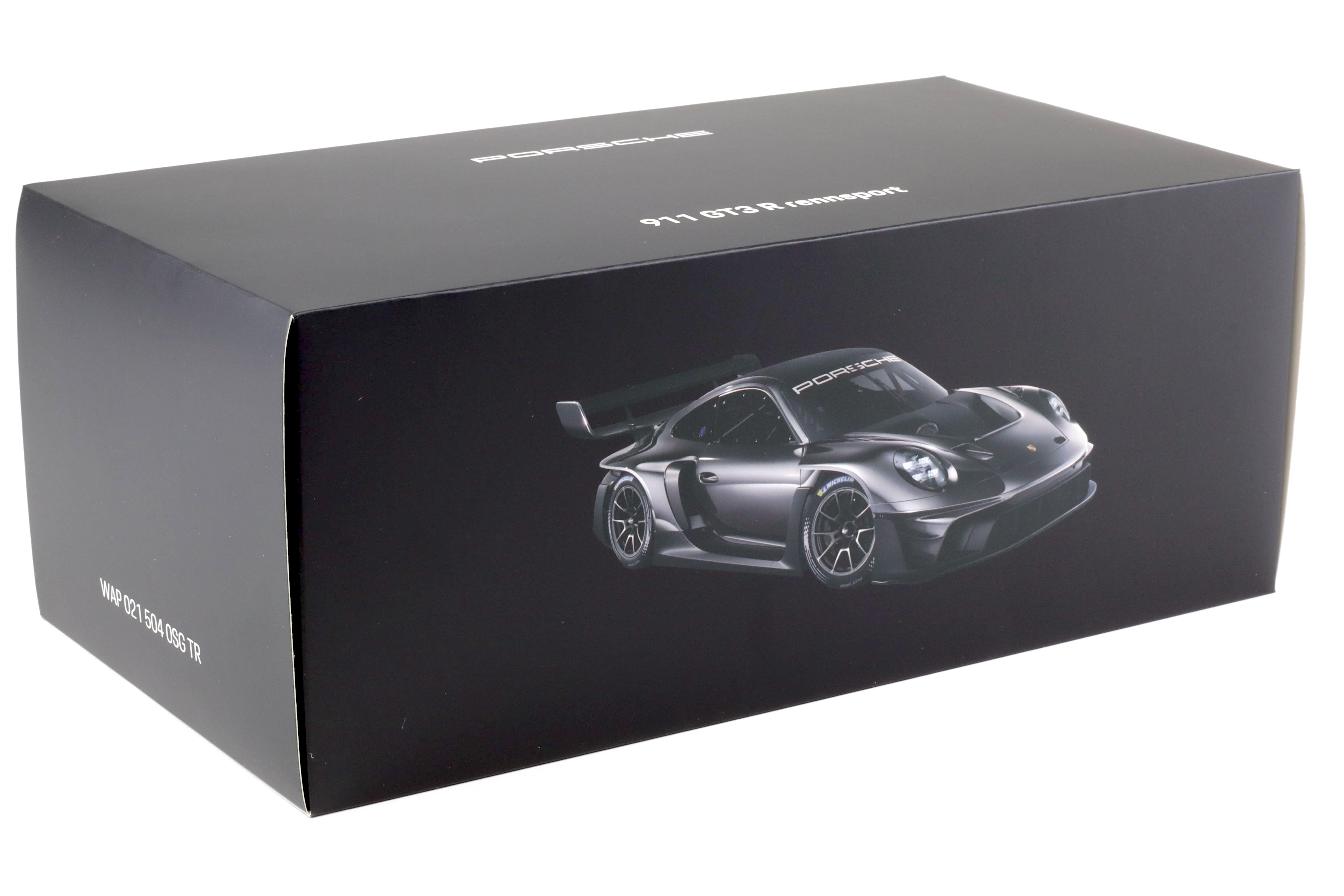 1:18 Spark Porsche 911 992 GT3 R Rennsport Full Carbon black WAP