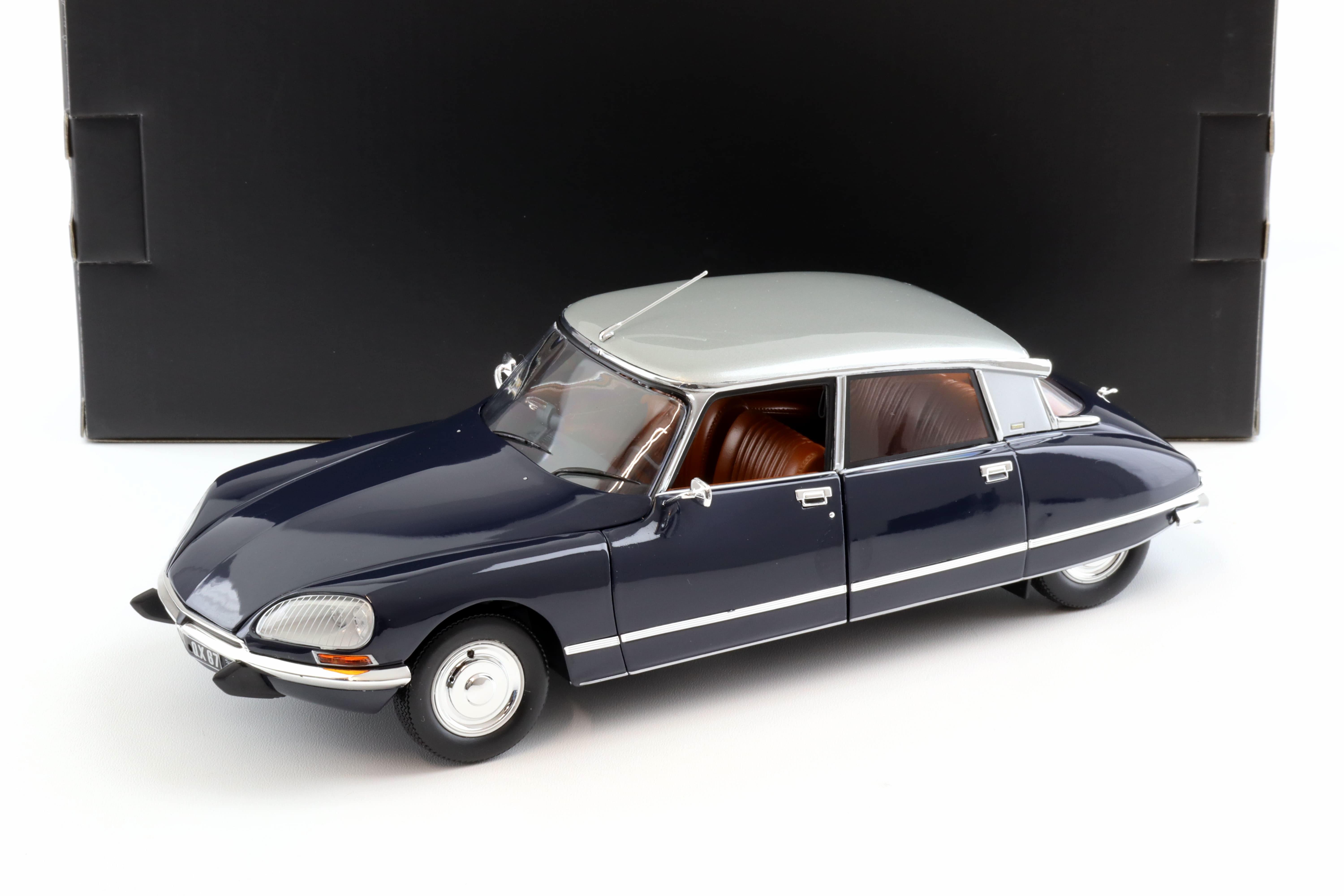 1:18 Norev Citroen DS 23 Pallas 1972 Night Blue/Silver