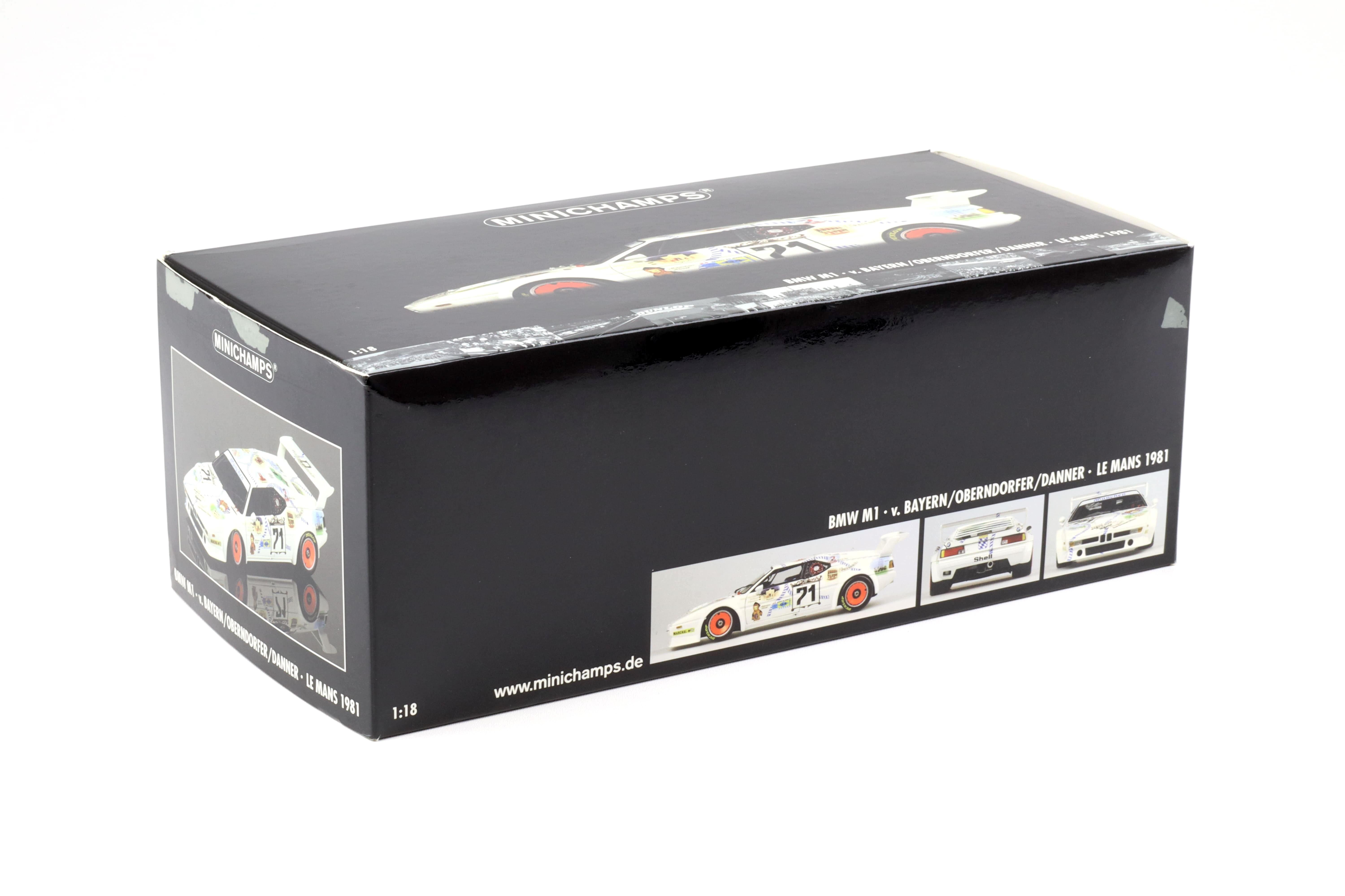 1:18 Minichamps BMW M1 Procar Munich V.Bayern/Oberdorfer 24h Le