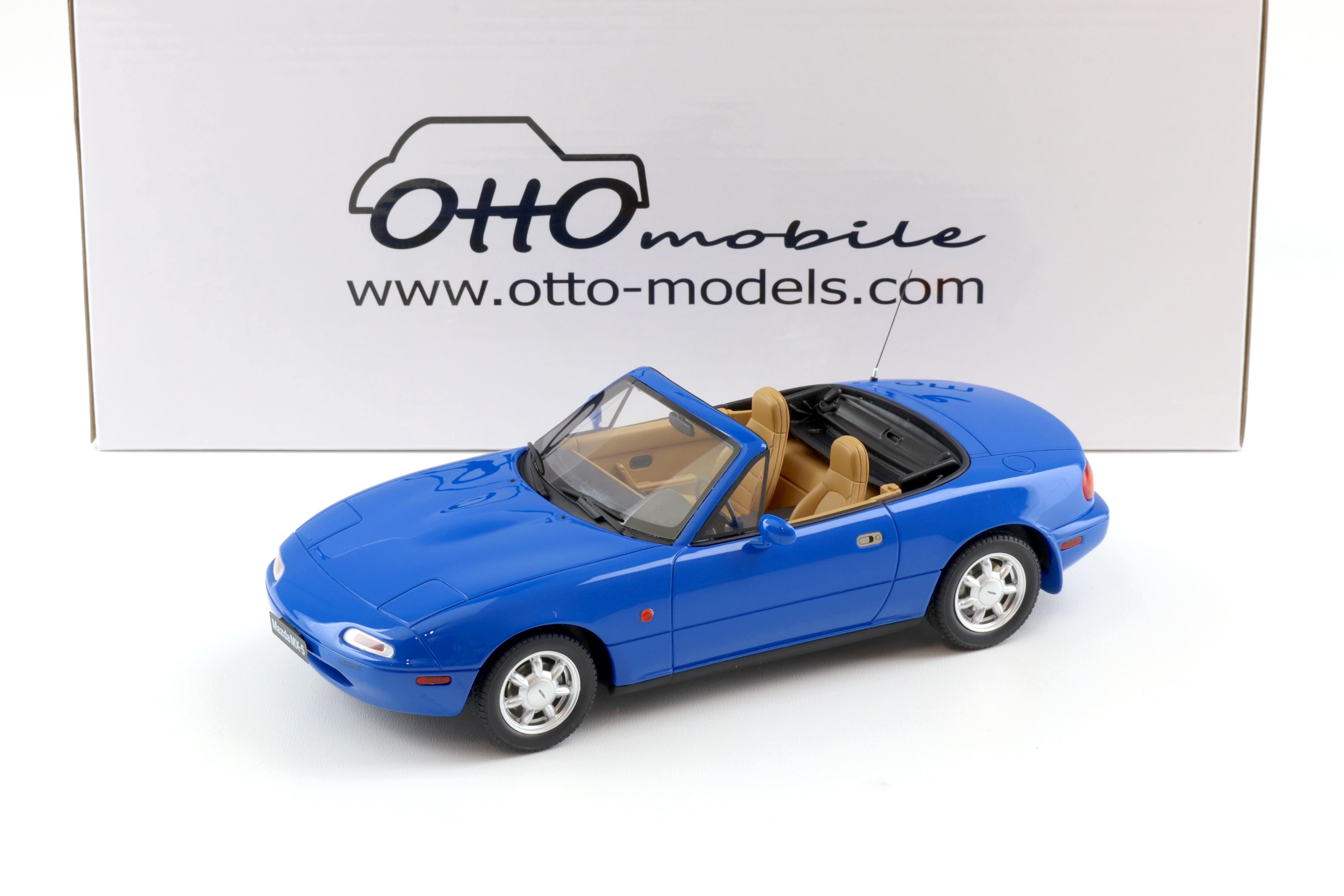 1:18 OTTO mobile OT934 Mazda MX-5 Na Roadster Mariner Blue