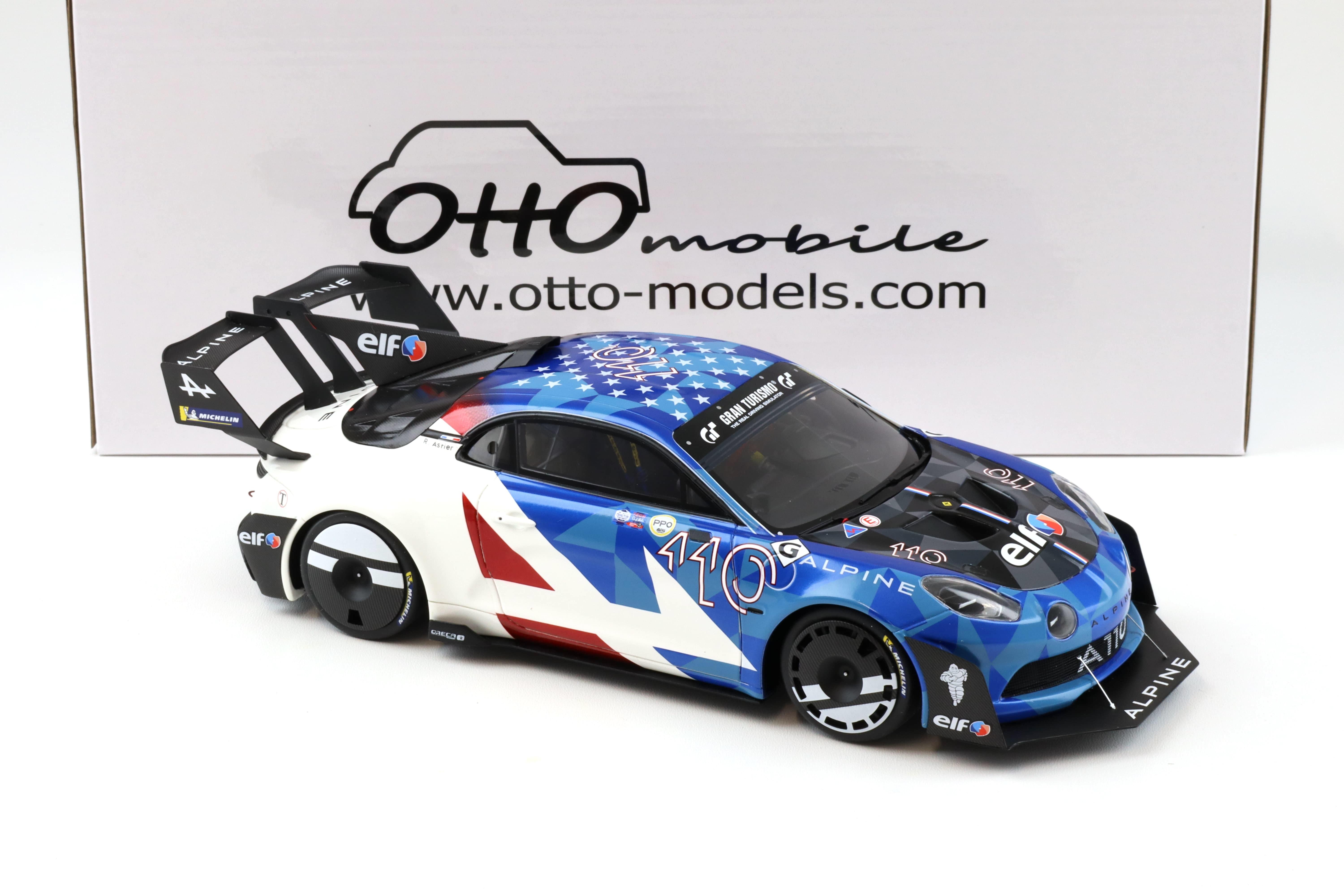 Alpina A110 ノベルティ 1:18 OTTO mobile OT1095 Alpine A110 GT4 Evo Pikes Peak white