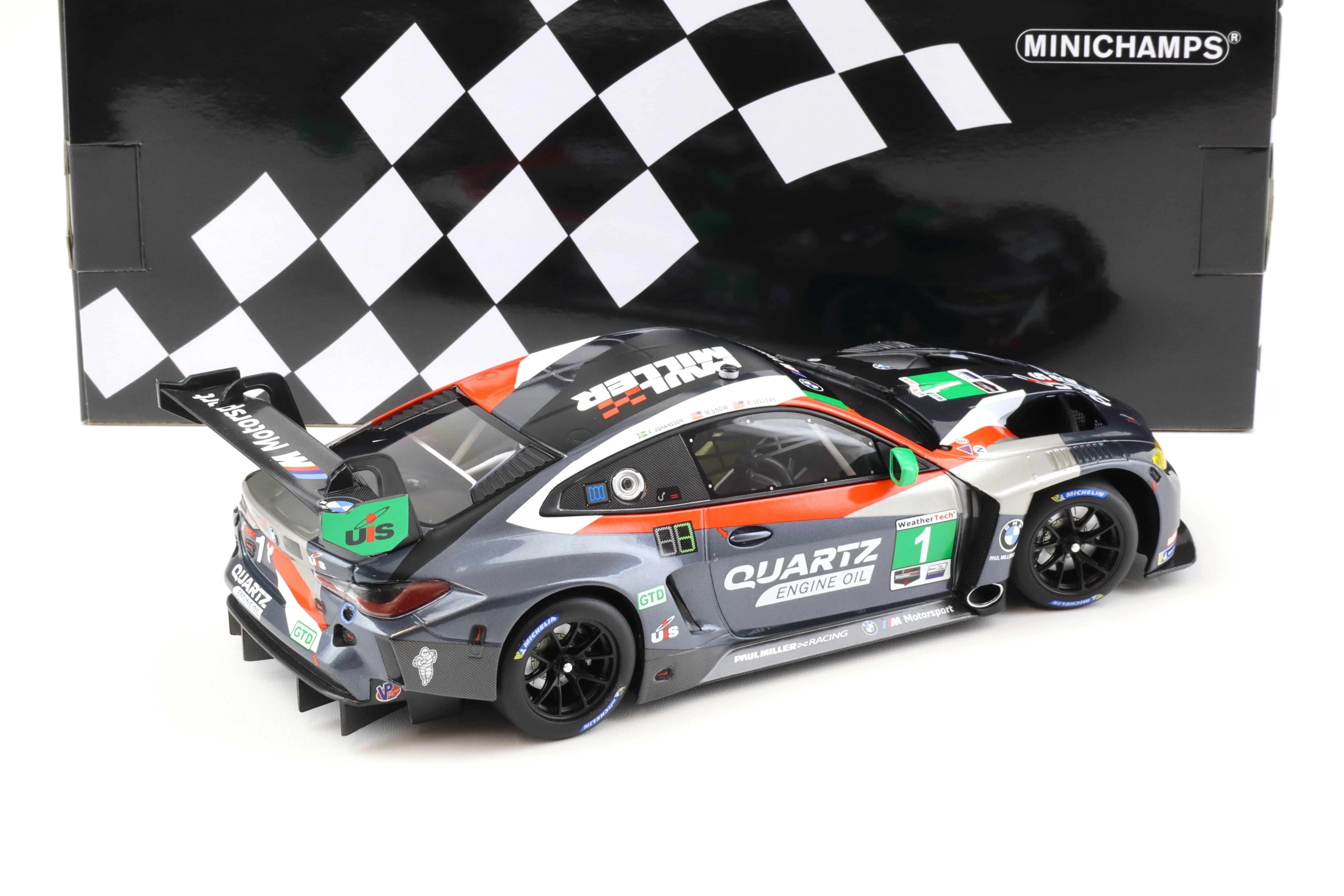 今季一番 BMW Minichamps 1:18 M4 12h Racing Miller Paul GTD GT3 乗用車