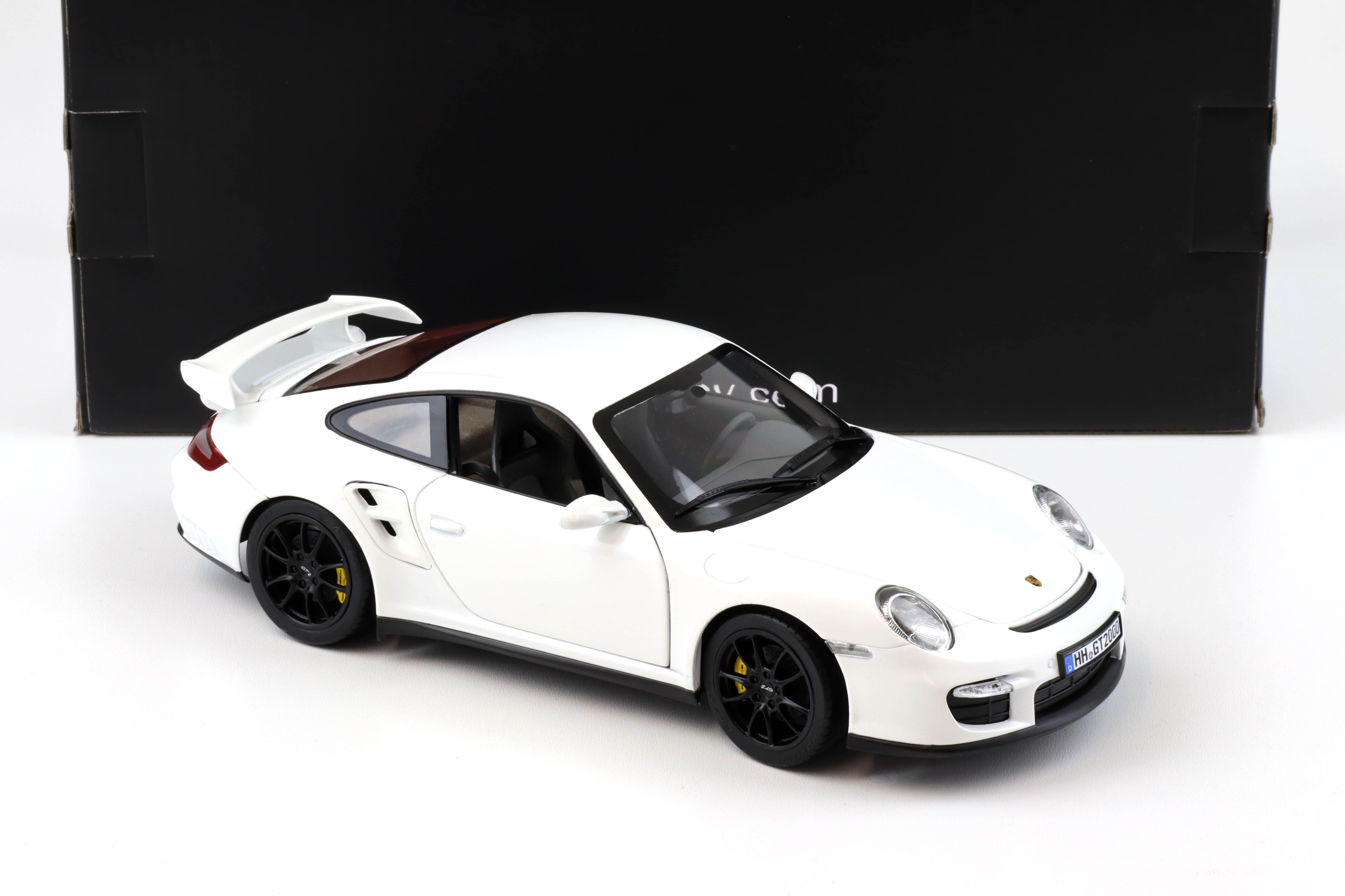 1:18 NOREV Porsche 911 997 GT2 Coupe 2007 White 187572 | eBay