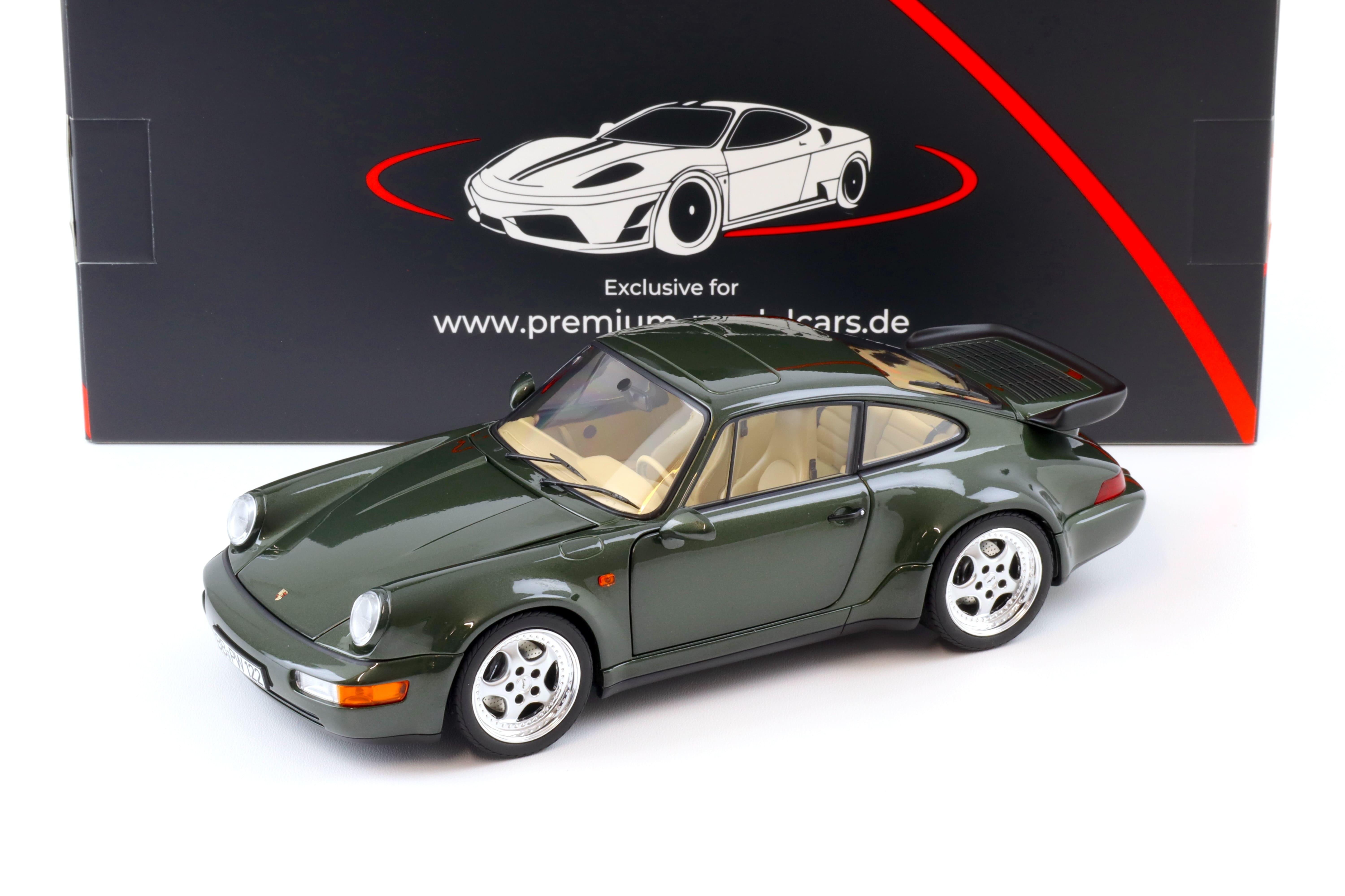1:18 NOREV Porsche 911 964 Turbo 3.6 Coupe 1993 Oak Green Metallic