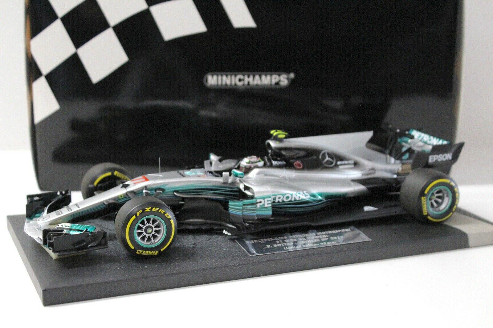 118 Minichamps Mercedes AMG Petronas F1 W08 EQ Bottas