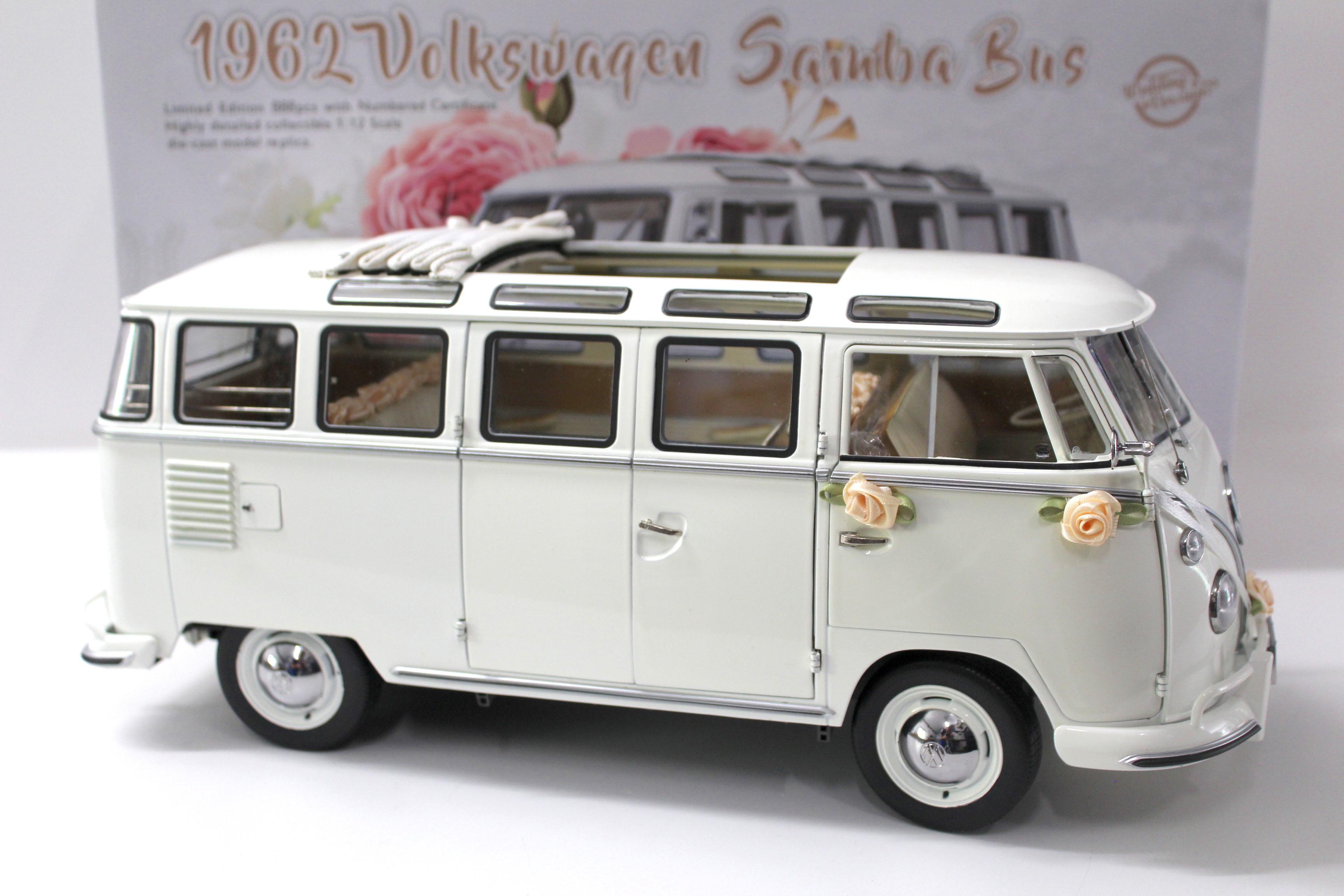 112 SunStar VW T1 Samba Bus 1962 Wedding Version white eBay