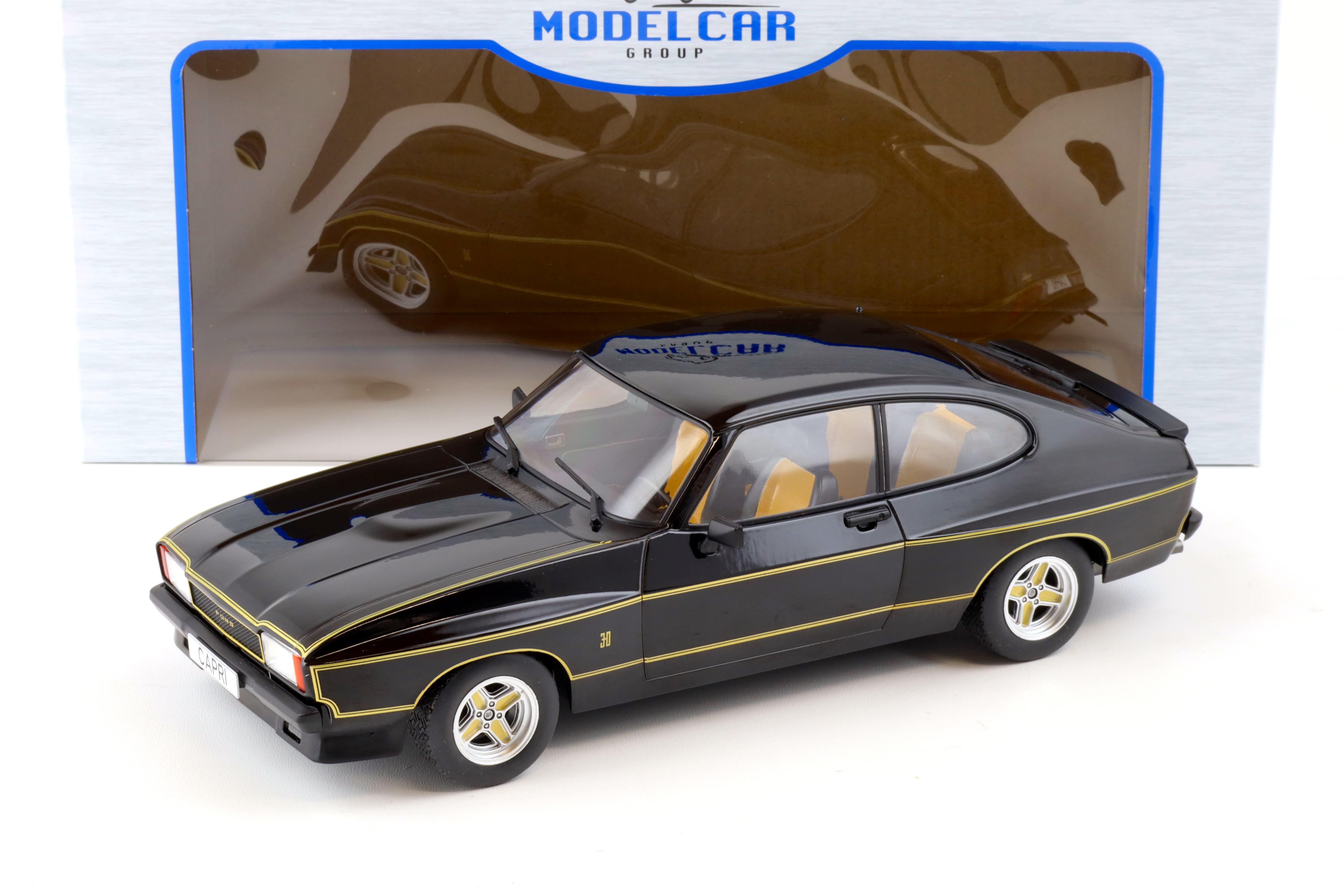 FORD CAPRI MK II X-PACK 1975 SILVER/MATT BLACK RHD 1:18