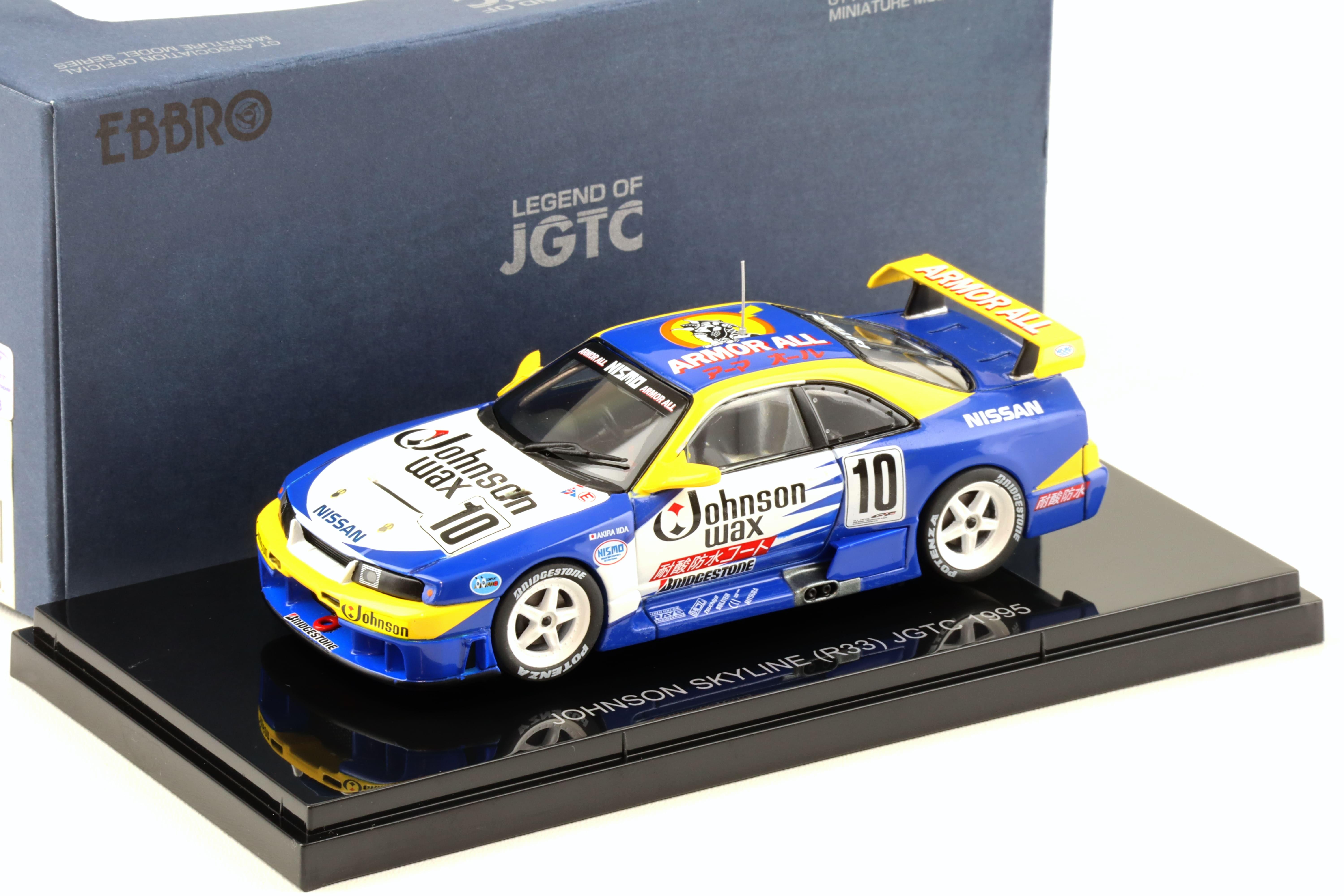 Rare EBBRO 1/43 Calsonic Skyline GT-R R33 JGTC1995 # 1