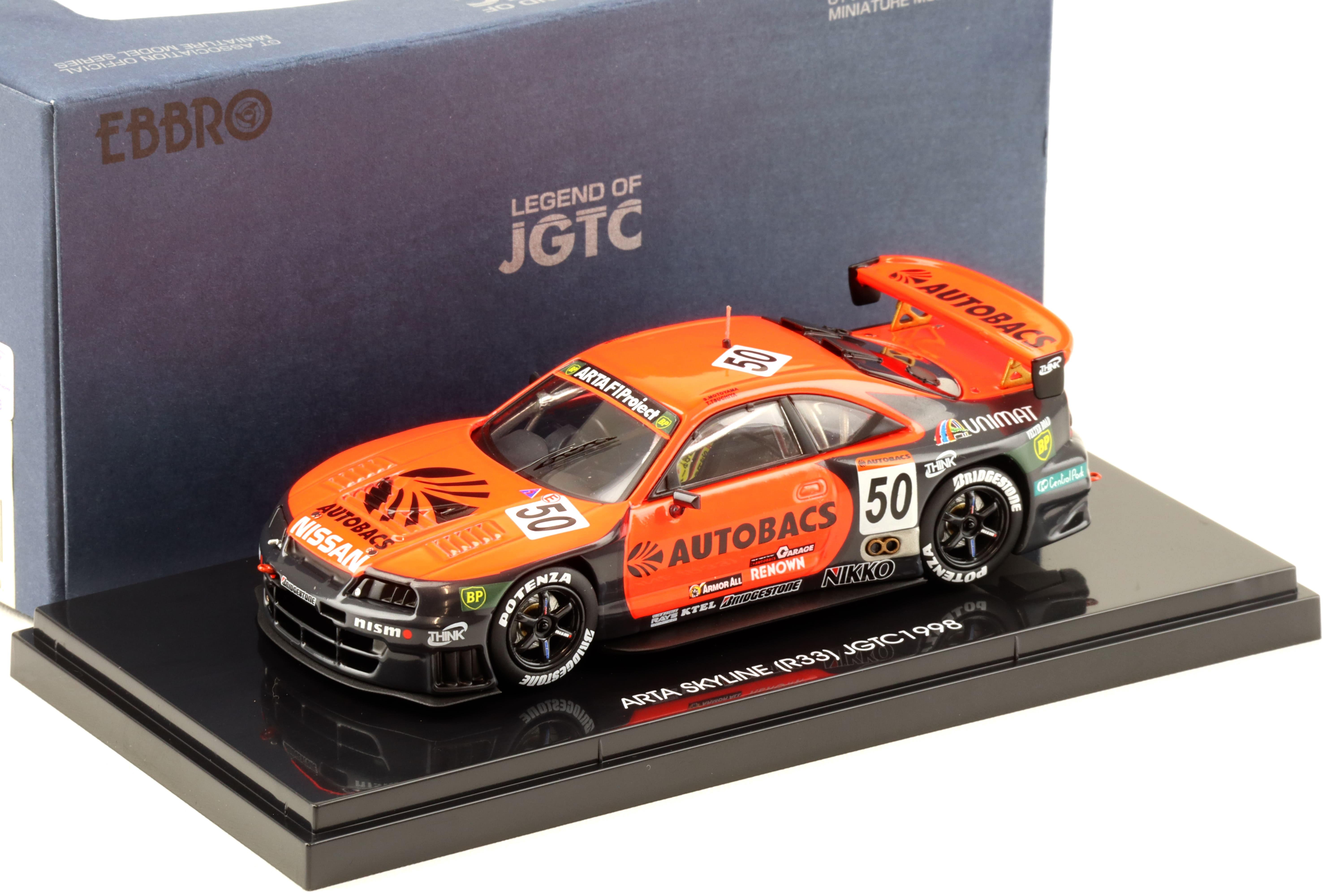 Rare EBBRO 1/43 Calsonic Skyline GT-R R33 JGTC1995 # 1